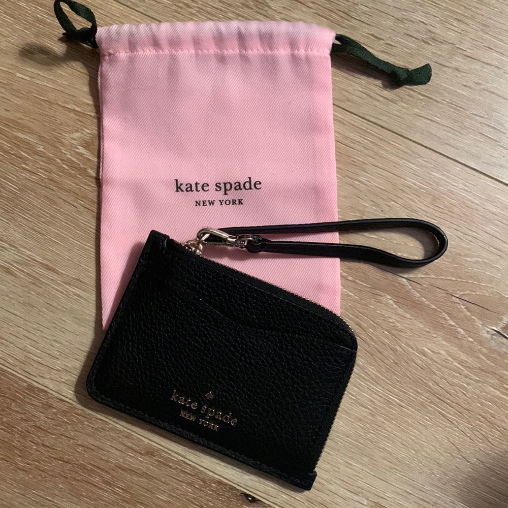 Kate spade Leila pebbled leather small card case